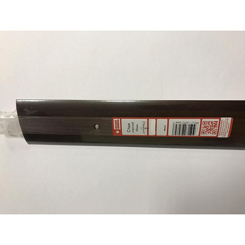 Порог широкий стык 60мм 0,9м венге: фотография 1