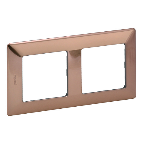 Рамка 2-м Valena Life универсальная медь Leg 754162: фотография 1