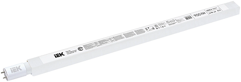 Лампа светодиодная Eco 10Вт T8 линейная 4000К нейтр. бел. G13 230В IEK LLE-T8-10-230-40-G13: фотография 1