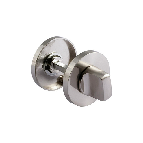 Накладка под фиксатор НОРА-М Slim НФ-А матовый никель круглая: фотография 1