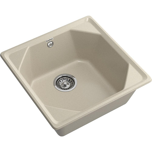 Мойка GRANFEST GF-U--500 1 чаша  500х500 мм топаз: фотография 1