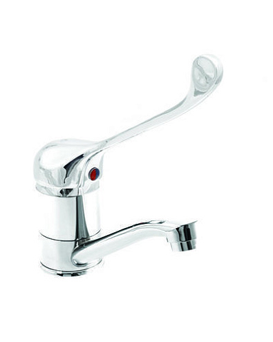 Смеситель Кухня СТК-635 (рег.№468190) &quot;MODERN&quot; шар. d-40  SB35   короткий нос (на гайке) Хирургический: фотография 1