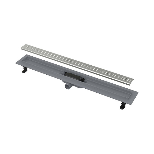 Водоотводящий желоб с порогами для перфорированной решетки, арт. APZ9-650M: фотография 1