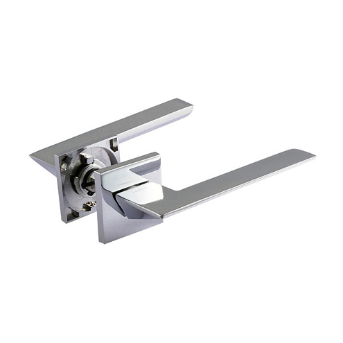 Ручка дверная НОРА-М Slim 130К хром: фотография 1