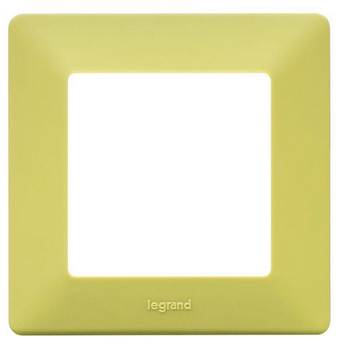 Рамка 1-м Valena Life универсальная лайм Leg 754081: фотография 1