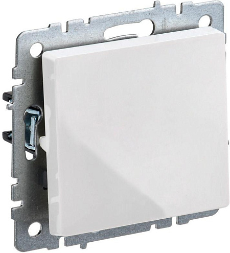 Выключатель 1-кл. СП BRITE ВС10-1-0-БрБ 10А бел. IEK BR-V10-0-10-K01: фотография 1