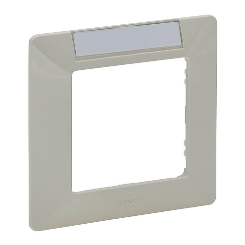 Рамка 1-м Valena Life с держателем для маркировки сл. кость Leg 754051: фотография 1