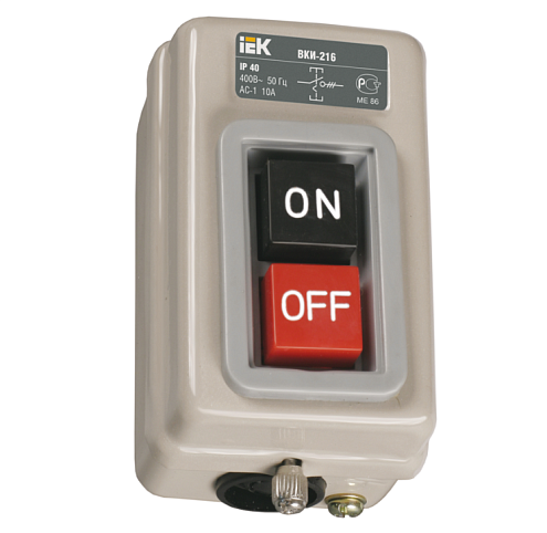 Выключатель ВКИ-230 16А 230/400В IP40 IEK KVK30-16-3: фотография 1