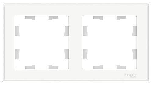 Рамка 2-м ATLAS DESIGN ART бел. SchE ATN200102: фотография 1