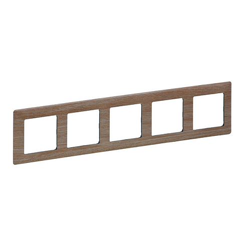 Рамка 5-м Valena Life универсальная св. дерево Leg 754185: фотография 1