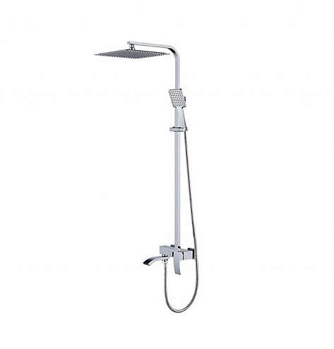 Душевая система 35к G2407-11 GAPPO лейка &quot;Тропический душ&quot; хром: фотография 1