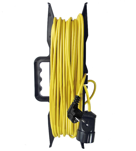 Удлинитель-шнур на рамке 1х40м с заземлением 10А IP20 2.2кВт Союз 481S-5304: фотография 1