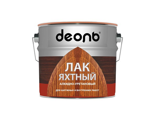 Лак алкидно-уретановый &quot;ДЕОЛЬ&quot; яхтный, глянцевый, 2.7л: фотография 1