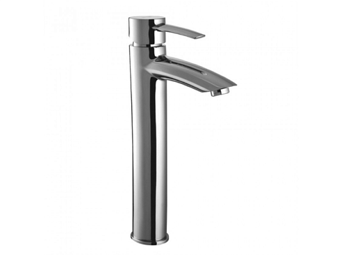 LM3209C "Атлантисс" Смеситель для умывальника высокий, монолитный, хром: фотография 1