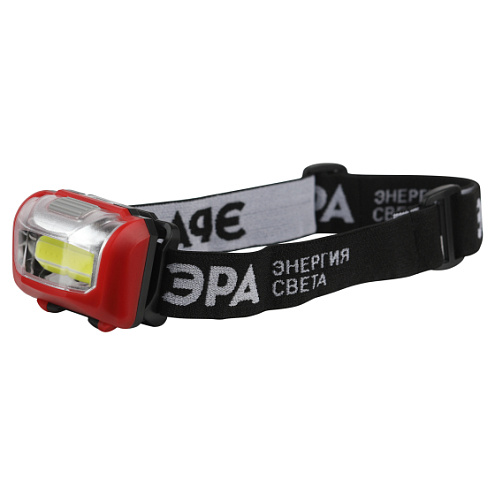 Фонарь налобный светодиодный GB-709 "Пиранья" на батарейках 3 режима 5Вт СОВ 3хААА ЭРА Б0052751: фотография 1