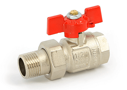 Кран шаровой американка 3/4&quot; бабочка ВН Uni-Fitt: фотография 1