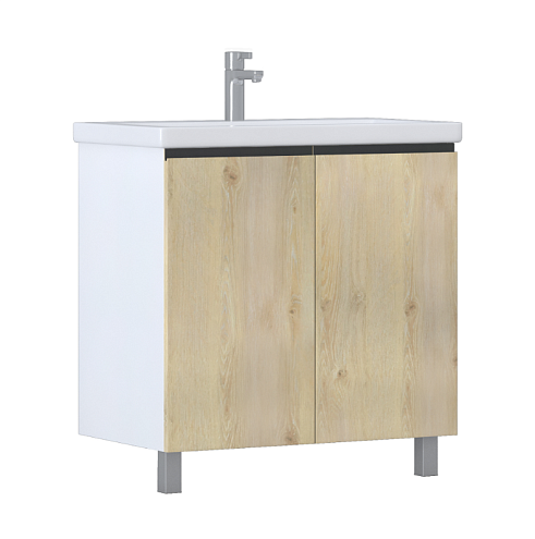 Тумба под раковину Yuma 800-2-0 (Como) дуб давос: фотография 1