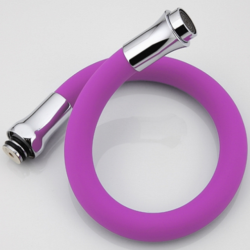 Излив для см кухня ГИБКИЙ FRAP F7254 фиолетовый (для смес F4353): фотография 1