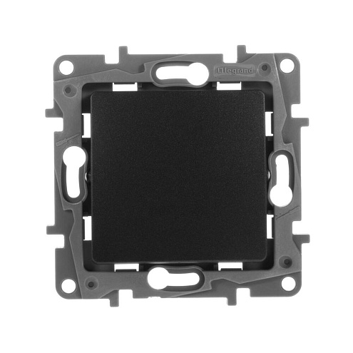 Механизм переключателя промежуточ. 1-кл. СП Etika 10AX 250В антрацит Leg 672609: фотография 1