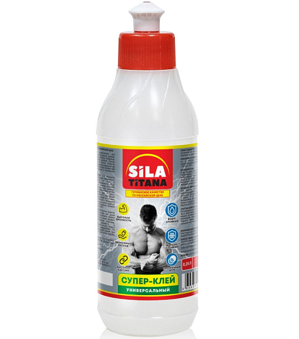 Клей полимерный "SILA TITANA" универсальный 0,25л: фотография 1
