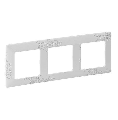 Рамка 3-м Valena Life универсальная эл грей Leg 754123: фотография 1