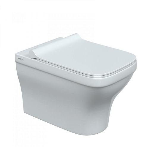 Унитаз BERGES подвесной STRATI 53,5 см , сиденье дюропласт Strati SO, микролифт: фотография 1