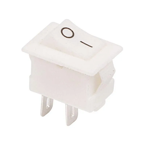 Выключатель клавишный 250В 3А (2с) ON-OFF бел. Micro (RWB-101) Rexant 36-2012: фотография 1