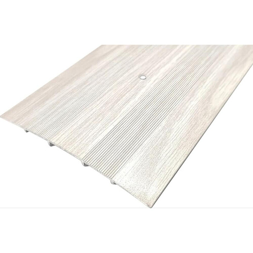 Порог-стык широкий 80мм 0,9м ясень серый: фотография 1