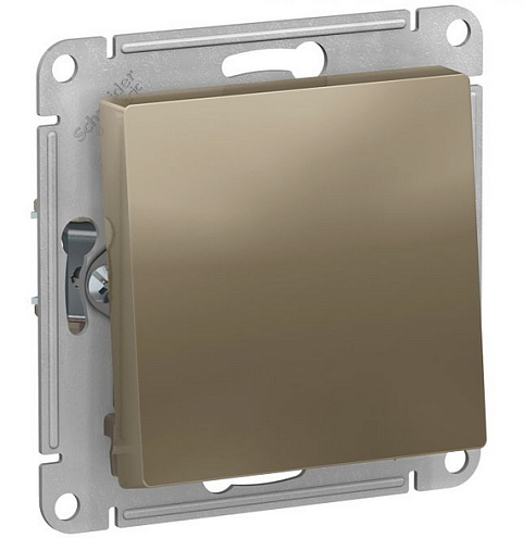 Механизм переключателя 1-кл. ATLAS DESIGN (сх.6) 10АХ шампань SchE ATN000561: фотография 1