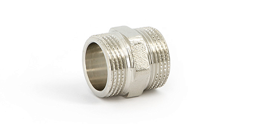 Ниппель никелированный 1/2&quot; Uni-fitt : фотография 1