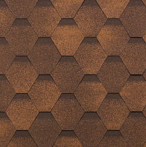 Гибкая черепица Технониколь Кадриль, Клен 3м²: фотография 1