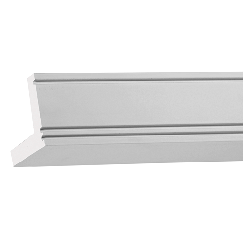 Карниз 1.50.226 для скрытого освещения размеры 55х55х2000 мм: фотография 1