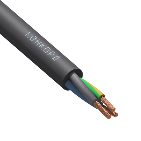 Кабель КГтп-ХЛ 3х2,5 (N PE) 380/660-3 Конкорд 9240: фотография 1