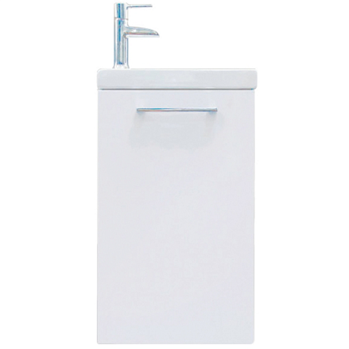 Тумба Ноктюрн 40П 1 дверь МДФ Белый глянец: фотография 1