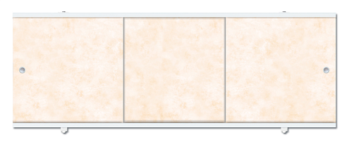 Экран под ванну Премиум А бежевый 1,68 : фотография 1