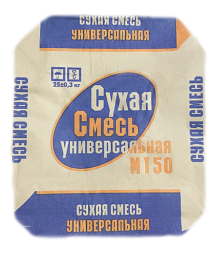 Цементно-песчаная смесь М-150 25кг: фотография 1