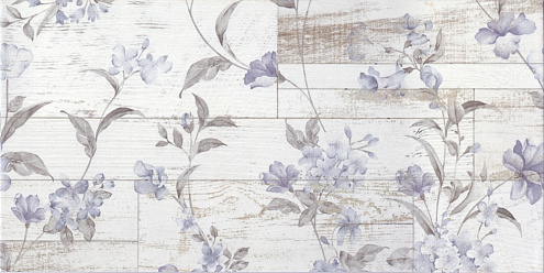 Настенная плитка 50х25 San Remo белая панно часть 2 GT15VG: фотография 1