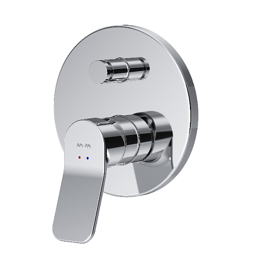 F85A45000 X-Joy, cмеситель д/ванны/душа монтируемый в стену, хром, шт.: фотография 1
