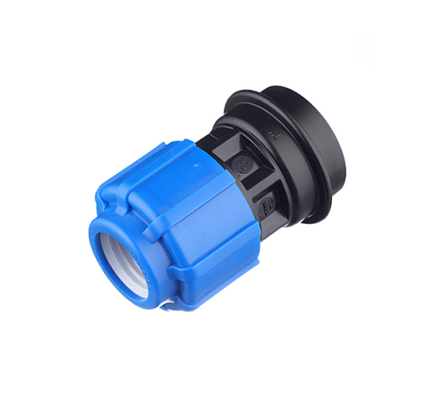 Муфта ПЭ 25х1&quot; внутренняя резьба  обжимная ТПК-Аква: фотография 1