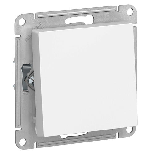 Механизм переключателя 1-клавишный AtlasDesign (сх.6) 10АХ белый Systeme Electric  ATN000161: фотография 1