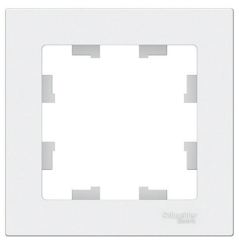 Рамка 1-м ATLAS DESIGN ART бел. SchE ATN200101: фотография 1