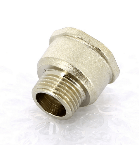 Переходник никелированный 3/4&quot;х1/2&quot; Uni-Fitt: фотография 1