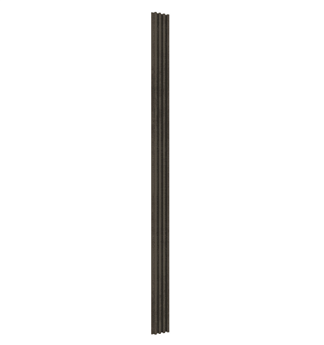 CRONOPLAST Декоративная реечная панель Legno Черный песчаник 2900х166х24,1 : фотография 1