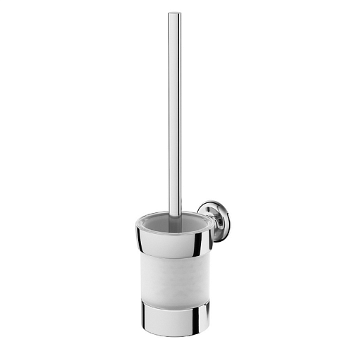 Ершик для унитаза AM.PM Like A8033400 со стеклянной настенной подставкой, хром: фотография 1