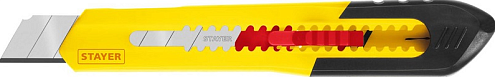 Нож Stayer &quot;Quik-18&quot;, легкий, 18мм: фотография 1