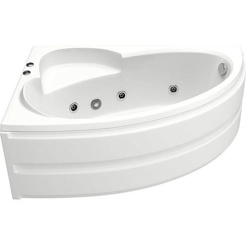 Ванна BAS Сагра с гидромассажным оборудованием Flat левая: фотография 1