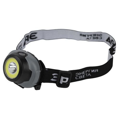 Фонарь налобный светодиодный GB-710 "Криптон" на батарейках 3 режима 5Вт СОВ 3хААА ЭРА Б0052752: фотография 1