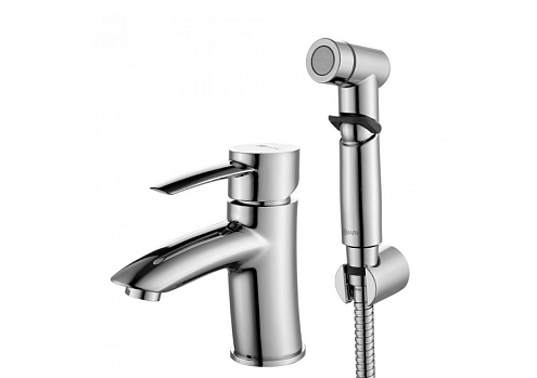 LM3216C &quot;Атлантисс&quot; Смеситель для умывальника и биде, хром: фотография 1