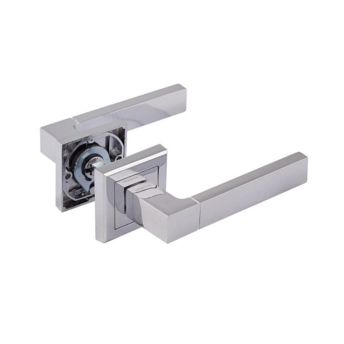 Ручка дверная НОРА-М 109К AL хром: фотография 1