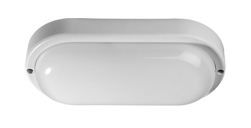 Светильник светодиодный "Банник" PBH-PC2-OA 12Вт 4000К IP65 для ЖКХ пылевлагозащита овальный белый JazzWay 1035677A: фотография 1